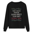 thumbnail image 4 of Vedolay Half Zip Sweatshirt Women 2023 Casual Half Zip Sweatshirts Lapel Loose Long Sleeve Pullover 2023 Fall Winter Clothes,Black M, 4 of 4