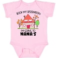thumbnail image 3 of Inktastic Book my Reservation I'm Going To Nana's- House Boys or Girls Baby Bodysuit, 3 of 5