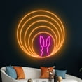 thumbnail image 5 of Handmadetneonsign Rabbit Neon Sign, Rabbit Hole Led Sign, Happy Easter Neon Light, Room Wall Decor, 5 of 5