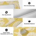 thumbnail image 6 of Outdoor Rug 3x5 ft Shell Starfish Outdoor Large Area Rug Non Slip Rubber Yellow Coastal Coral Conch Front Door Mat RV Rug Camping Carpet Patio Outdoor Rugs for Backyard Balcony Deck Porch Indoor, 6 of 9