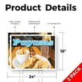 thumbnail image 2 of Pupusas Yard Sign 2 Pack of 18 Inch x 24 Inch Single Sided Weatherproof Heavy-Duty Plastic with Stake | Authentic Salvadoran Cuisine, Freshly Made, Food Promotions | Made in USA, 2 of 7