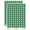 Dark Green, variant on Eat Spoon and Fork Kitchen 200+ Round Stickers - Black - Gloss Finish - 0.50" Size