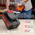 thumbnail image 6 of 20V 8.0Ah MAX Lithium-ion Battery for Black and Decker 20 Volt LBX20 LBXR20 LB20, 6 of 15