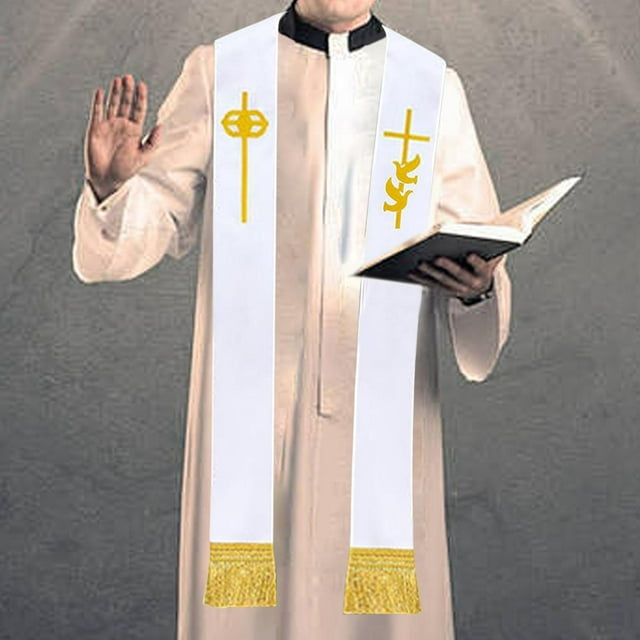 Estola Sacerdotal Para Hombres Y Mujeres, Bordada, Para Fiestas En La Iglesia.
