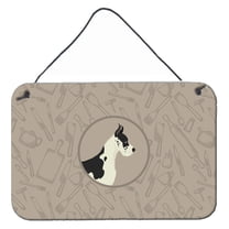 Carolines Treasures CK2189DS812 Great Dane In the Kitchen Wall or Door Hanging Prints 8x12 multicolor