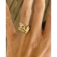 thumbnail image 2 of Bluebell Jewels Pear Cut CZ Wedding Bridal Ring Set 14k Yellow Gold Plated, 2 of 5