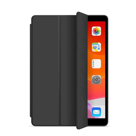 Tablet Case For Apple iPad Air 1 9.7 2013 A1474 A1475 A1476 Trifold Magnetic PU Leather Flip Coque Auto Wake & Sleep Smart Cover Pure Black iPad Air 1 2013