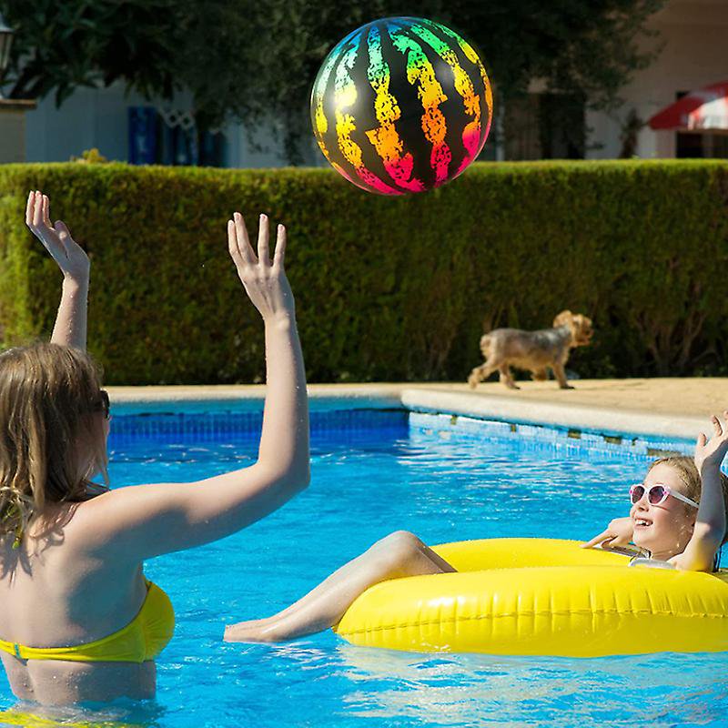 Ballon De Plage Géant Pastèque – 103 Cm – PVC – Gonflable – Piscine/plage – Cadeau Familial