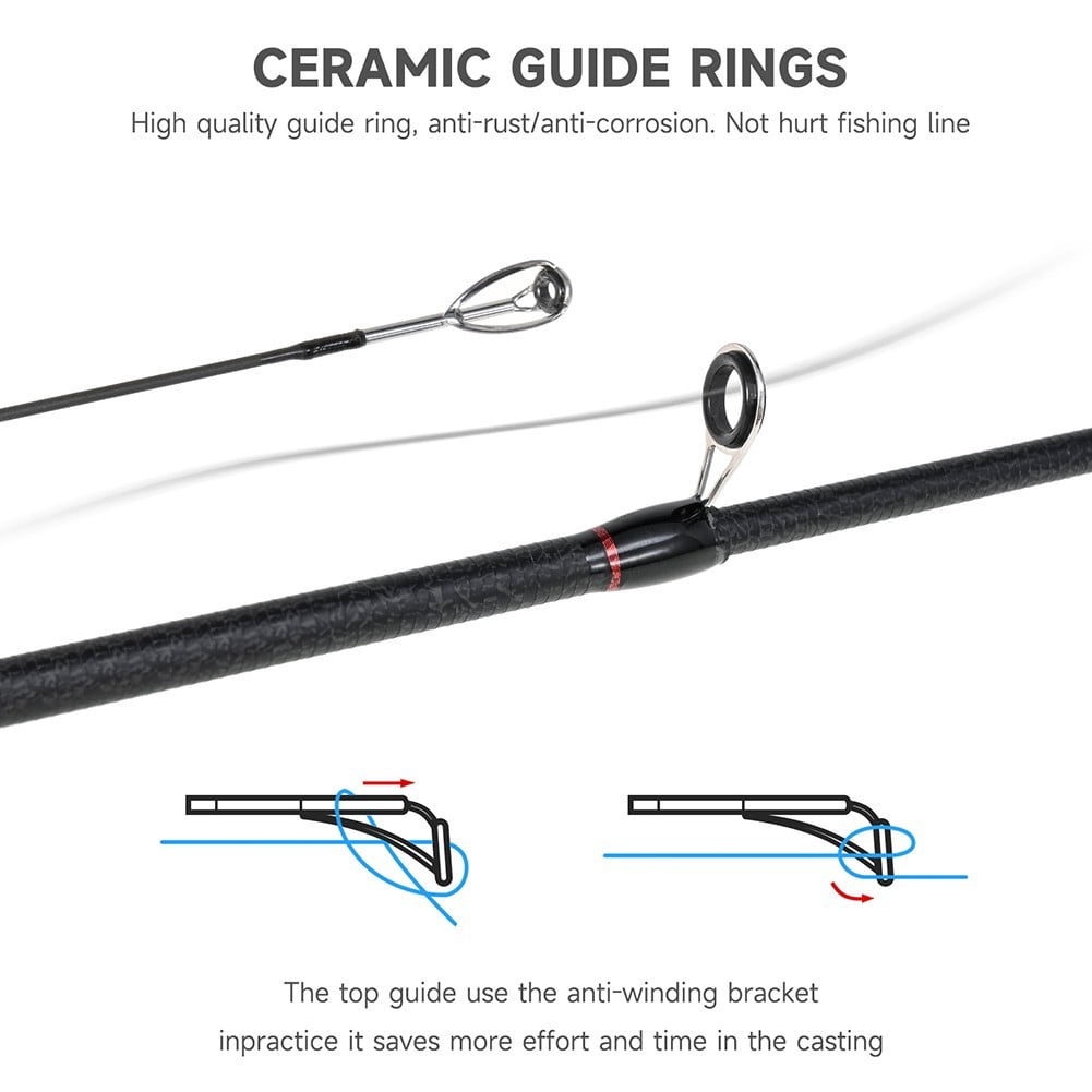 yaaqii 38-165cm fishing lure rod UL Carbon Fiber Telescopic Compact Saltwater Pole