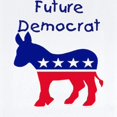 thumbnail image 2 of CafePress - Future Democrat Infant Bodysuit - Baby Light Bodysuit, Size Newborn - 24 Months, 2 of 4
