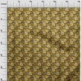 thumbnail image 3 of oneOone Cotton Poplin Dark Mustard Fabric Tropical Sewing Material Print Fabric By The Yard 42 Inch Wide, 3 of 5