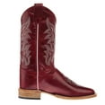 thumbnail image 5 of Old West Boys   Deep  Square Toe Leather Sole Boot 4 M Red, 5 of 5