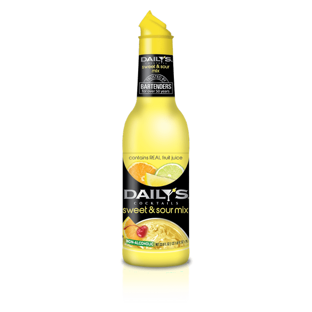 Daily's Cocktails Sweet & Sour NonAlcoholic Cocktail Mix, 33.8 fl oz