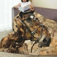 thumbnail image 6 of Fuzoiu Musical Horse Vintage Collage Print Ultra-Soft Micro Fleece Blanket,All Seasons Flannel Throw, Lightweight Blanket for Bed, Sofa, Couch, Movie Night, Camping, and Travel-80"x60", 6 of 7
