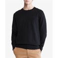 thumbnail image 1 of Calvin Klein Mens Monogram Logo Pullover Sweater, black, S, 1 of 1