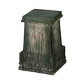 thumbnail image 1 of Antique Look With Faded Green Tone Garden Pedestal Stand, 1 of 1