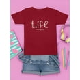 thumbnail image 3 of Life Is Beggining Daisies T-Shirt Juniors -Image by Shutterstock,  Medium, 3 of 4
