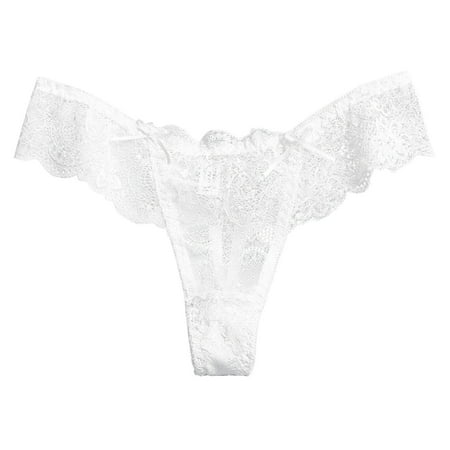 

Underwear For Women Thong Lace Breathable Quick Dry Thong Panties 6 Pack