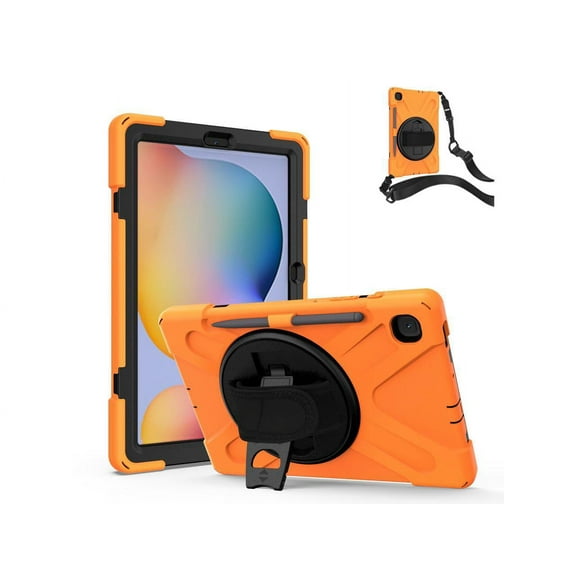Case for Samsung Galaxy Tab S6 Lite 10.4 inch 2020 2022 2024 Model SM-P620 SM-P625 SM-P610 P613 P615 P619 Protective Cover with Pencil, Stand, Hand & Shoulder Strap