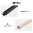 thumbnail image 3 of icolorfuled 2pcs Pool Cue Wood Billiard Cue Stick Convenient Cue Stick Short Pool Cue Sticks, 3 of 6