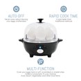 thumbnail image 3 of Elite Cuisine EGC-007B Maxi-Matic Egg Poacher and Cooker with 7 Eggs Capacity, Black, 3 of 6