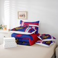 thumbnail image 6 of Castle Fairy Football Gamer Bedding Comforter Set 7pcs for Boys Girls,Ball Game Queen Bedding Sets Super Cozy,Sport Gaming Queen Sheet Sets,Lightweight Room Decor,Reversible, 6 of 8