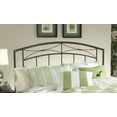 thumbnail image 2 of Hillsdale Furniture Morris King Metal Headboard with Frame, Magnesium Pewter, 2 of 2