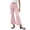 Pink, variant on Tiijoy Infant Girls Flared Pants High Waisted Stretch Slit Pull On Pants, Sizes 18-24M