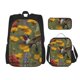 thumbnail image 1 of Easygdp Humming Bird Mochila para Niños y Niñas con Set de Caja de Almuerzo y Estuche para Lápices 3 en 1, Mochila Escolar Estampada para Adolescentes, 1 of 7