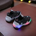 thumbnail image 5 of AnuirheiH Children&nbsp;Kid Baby Girls Butterfly Crystal Led Luminous Sport Run Sneakers Shoes Sale on Clearance, 5 of 9