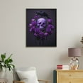 thumbnail image 4 of Paint By Numbers Kit for Adults Beginner - DIY Raven Purple Skull Roses Chains Canvas Painting Kits for Adults, Frameless Paint By Number for Adults for Home Wall Decor 16x20 Inch, 4 of 7
