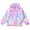 Pink, variant on Heart Print Hooded Jacket Girls Long Sleeve Top Children Casual Cotton Blend Outerwear Spring Fashion Comfortable Daily Kids Sweet Design