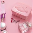thumbnail image 2 of Hello Kittys Sanrios My Melody Littletwinstars caja de almacenamiento de escritorio de dibujos animados Kawaii, papelería de algodón, organizador de joyas, regalo, 13Cm, 2 of 4