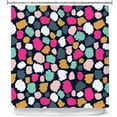 thumbnail image 1 of Shower Curtains 70" x 73" from DiaNoche Designs by Olive Smith - Dash V, 1 of 1