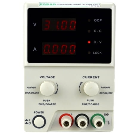 Variable Power Supply Dc KORAD KD3005D - Precision Variable Adjustable 30V, 5A DC Linear Power Supply Digital Regulated Lab Grade ()