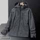 thumbnail image 5 of Chaqueta de pareja transpirable impermeable a prueba de viento de una sola capa para deportes al aire libre para hombres de ropa de asalto, 5 of 6