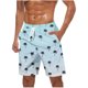 thumbnail image 1 of Pantalones Cortos Casuales para Hombre Imprimir con Bolsillos Pantalones de Playa de Cintura Elástica, Pantalones Cortos de Cintura Elástica para Hombre, 1 of 9