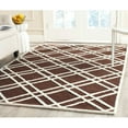 SAFAVIEH Cambridge Judy Geometric Wool Runner Rug, Black/Ivory, 2'6" x