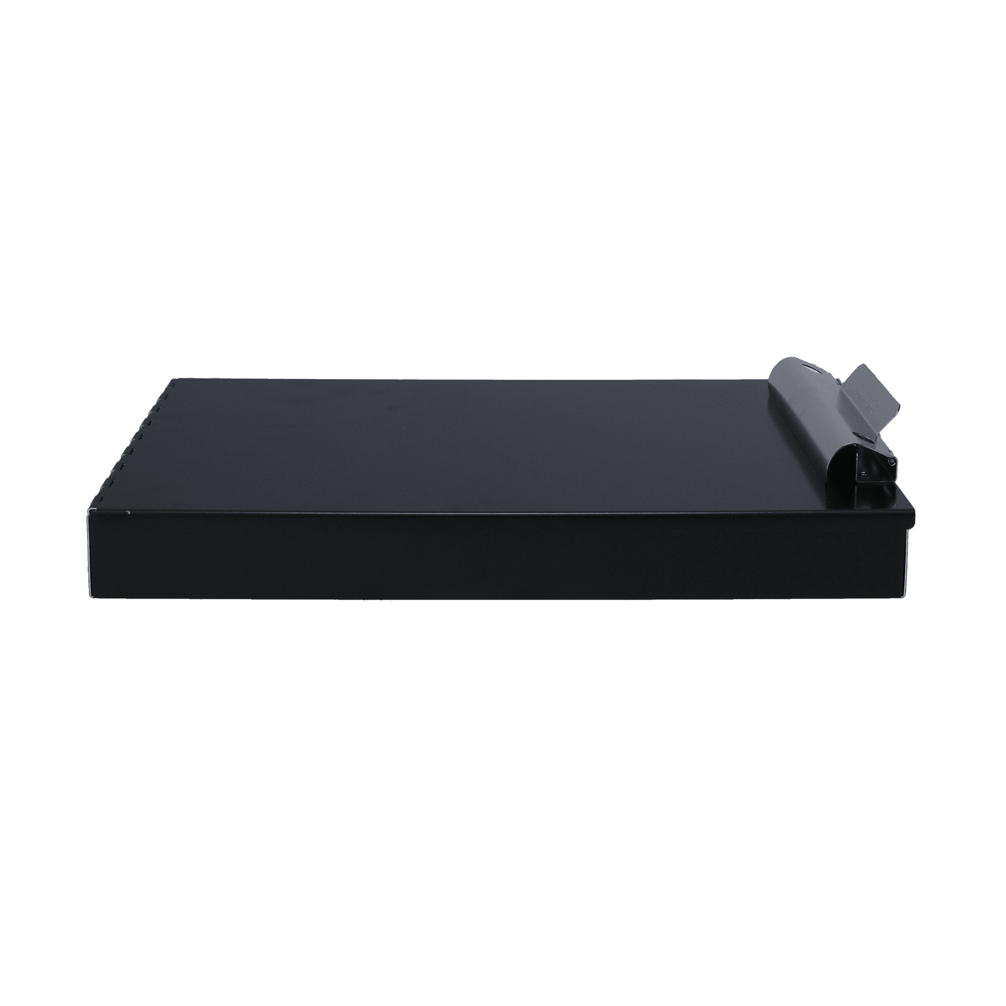 Saunders 11018 Redi-Rite Aluminum Storage Clipboard with 1 in. Clip Capacity for 8.5 in. x 11 in. Sheets - Black