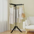 thumbnail image 6 of CQCYD under $5 Tripod Clothes Drying Rack, Floor Standing Rotating Clothes Drying Rack Foldable Clothes Drying Rack Bedroom Clothes Rack Suitable For Bedroom Hanging Clothes And Bags, 6 of 9