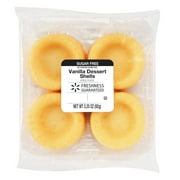 Freshness Guaranteed Sugar Free Vanilla Dessert Shells, 3.25 oz, 4 Count