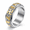 Multicolor, variant on Men's Six-Syllable Mantra Spinner Ring, Stainless Steel Rotating Band with Cloud Pattern, US Sizes 7-12, Casual Wear, Meditation-Inspired Style, Vintage Streetwear, Gift for Him