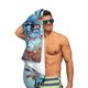 thumbnail image 5 of Serpiente Blanca Toalla de playa de secado rápido con diseño temático, regalo para mujeres y niñas, ideal para cumpleaños, fans, amantes de la música, uso en la playa o al aire libre, 78 × 160 cm, 5 of 6