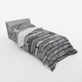 thumbnail image 3 of Ambesonne Grey Bedding Set 4 Pcs, Brick Wall English Style, Queen, Grey, 3 of 3