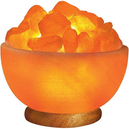 Himalayan Ionic Salt Crystal Bowl Lamp