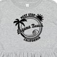 thumbnail image 4 of Inktastic Next Stop Laguna Beach, California Girls Toddler Dress, 4 of 5