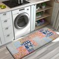 thumbnail image 3 of Pioneer Flower Floral Print Pattern Kitchen Rug Mat,Kitchen Runner Rugs Non Skid Washable,Decorative Kitchen Floor Mats for Kitchen,Sink,Laundry,17"x47.2", 3 of 7