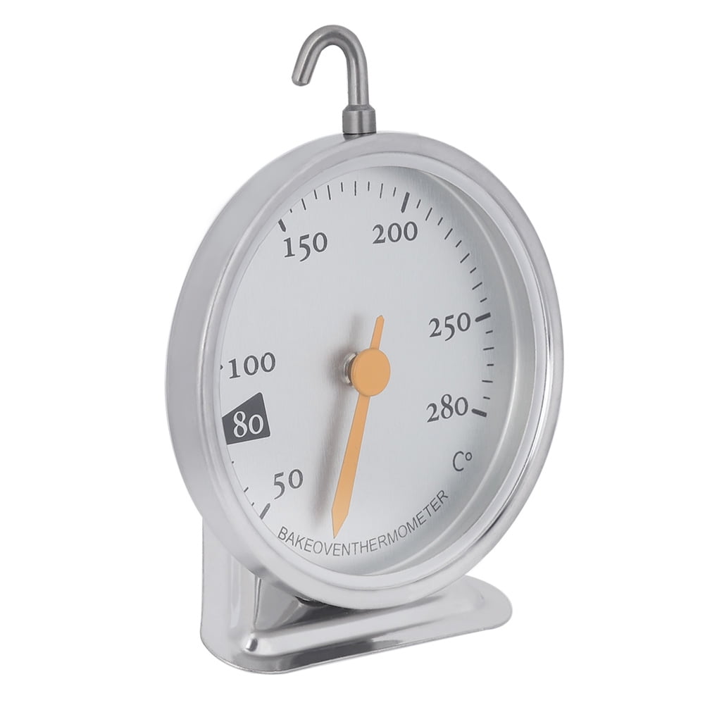 Dekaim Thermomètre de Four, thermomètre de Four en Acier Inoxydable Thermomètre de Four de Cuisine à Grand Cadran 50 ? à 280 ?