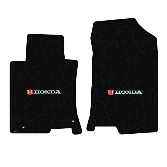 Lloyd Mats Custom Fit Floor Mats for Honda Accord Crosstour LogoMat 2010-2015 2PC Set Black 2WD