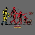 thumbnail image 2 of Junior's Marvel: Deadpool & Wolverine Evolution  Graphic T-Shirt, 2 of 4